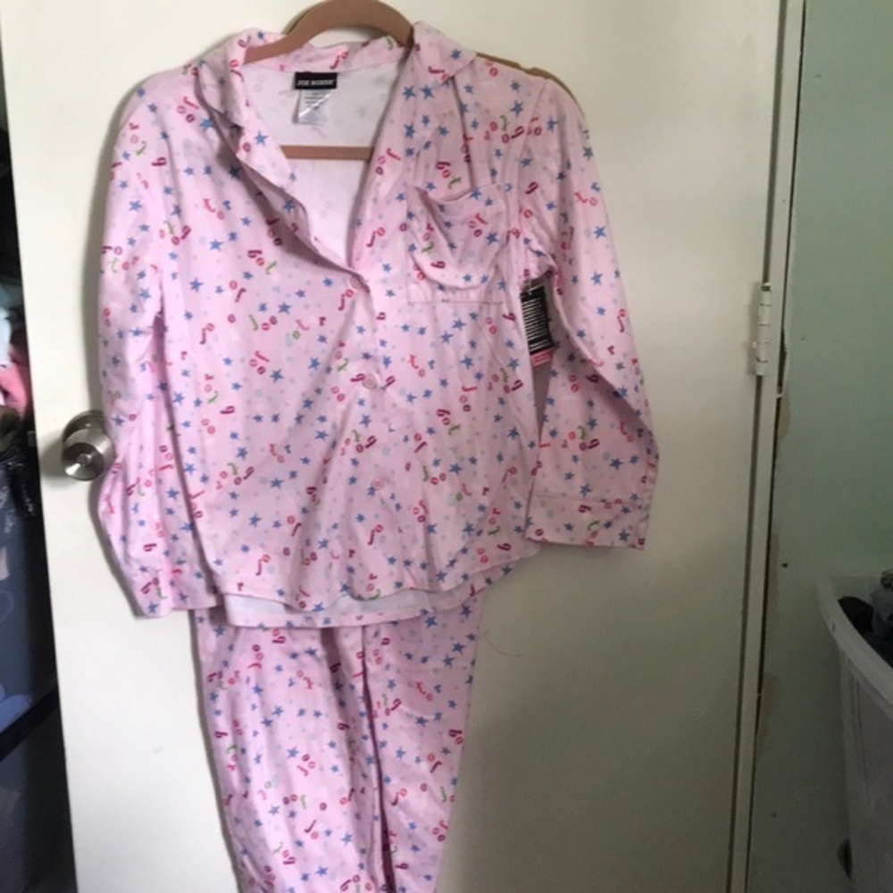 Joe boxer girls pajama set